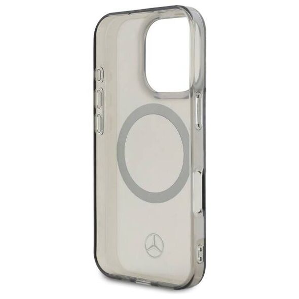 Original Case IPHONE 16 PRO MAX Mercedes Hardcase Silver Ring MagSafe (MEHMP16X23HUOSK) black 3666339325954