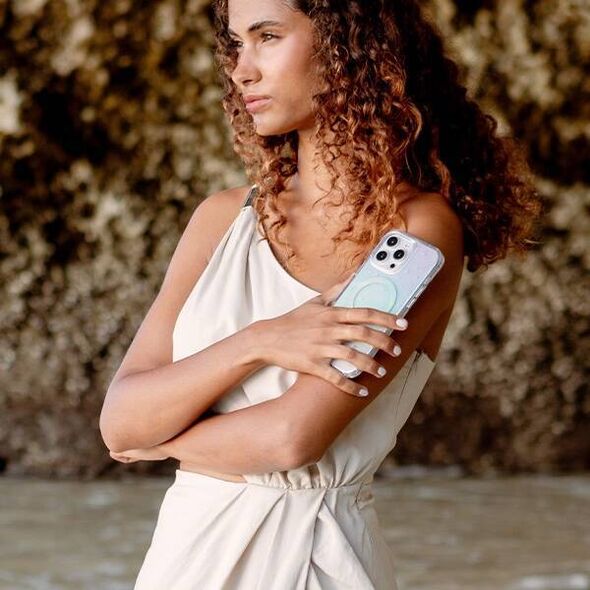 Case IPHONE 16 PRO MAX UNIQ Coehl Celest Magnetic Charging Opal transparent 8886463690635