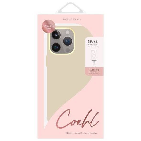 Case IPHONE 16 PRO UNIQ Coehl Muse Magnetic Charging creamy 8886463690550