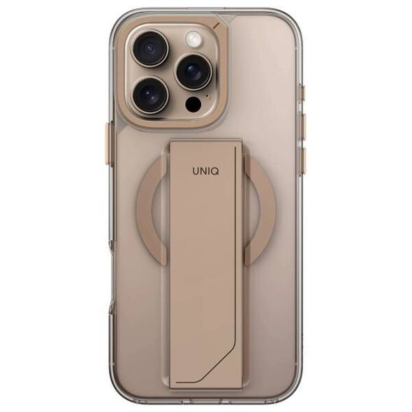Case IPHONE 16 PRO MAX UNIQ Heldro Max Magclick Charging Taupe gold 8886463689998