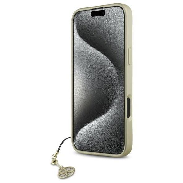 Original Case IPHONE 16 Guess Hardcase 4G Charms Collection (GUHCP16SGF4GBR) brown 3666339345921