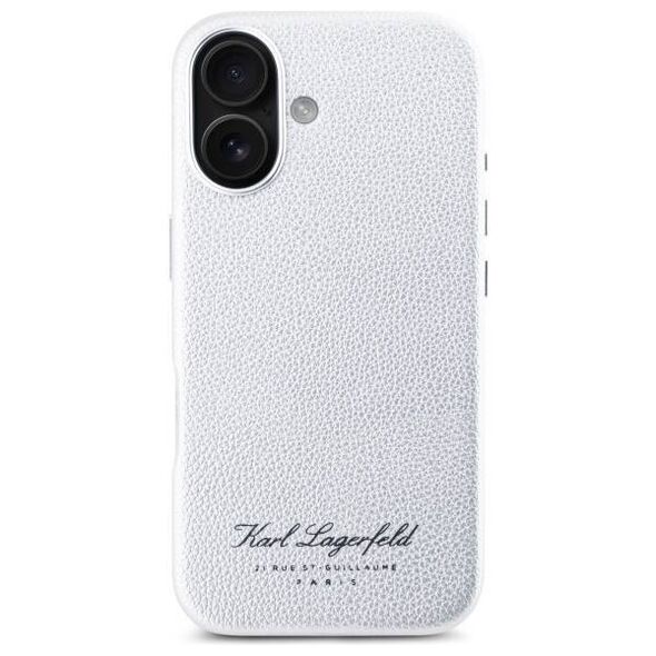 Original Case IPHONE 16 Karl Lagerfeld Hardcase Hotel RSG (KLHCP16SPGWCMKHG) gray 3666339319489