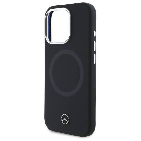Original Case IPHONE 16 PRO Mercedes Hardcase Silicone Tonal Logo MagSafe (MEHMP16L23SUTTK) black 3666339326906