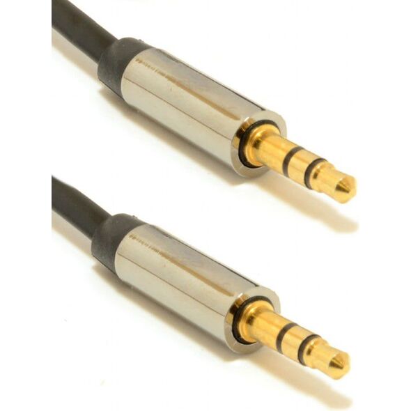 Kabel Gembird Jack 3.5mm - Jack 3.5mm 0.7m srebrny (CCAP-444-0.75M)