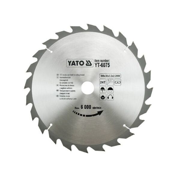 Yato Piła tarczowa do drewna 300x30mm 24z YT-6075