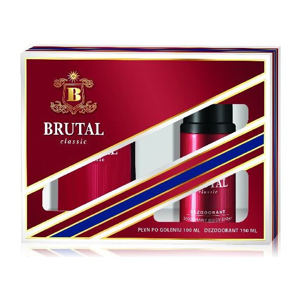 La Rive Brutal Classic Zestaw prezentowy (Płyn po goleniu 100ml + Dezodorant spray 150ml) - 581885