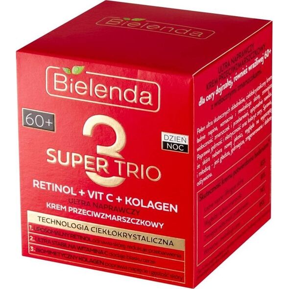 Bielenda Bielenda Super Trio 60+ Ultra Naprawczy Krem przeciwzmarszczkowy na dzień i noc 50ml