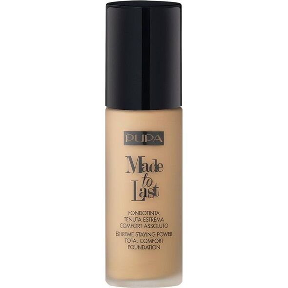 Pupa Pupa, Made To Last, Χωρίς Paraben, Μεγάλης διάρκειας, Liquid Foundation, 03, Dark Ivory, SPF 30, 30 ml για γυναίκες 13076673 8011607222131