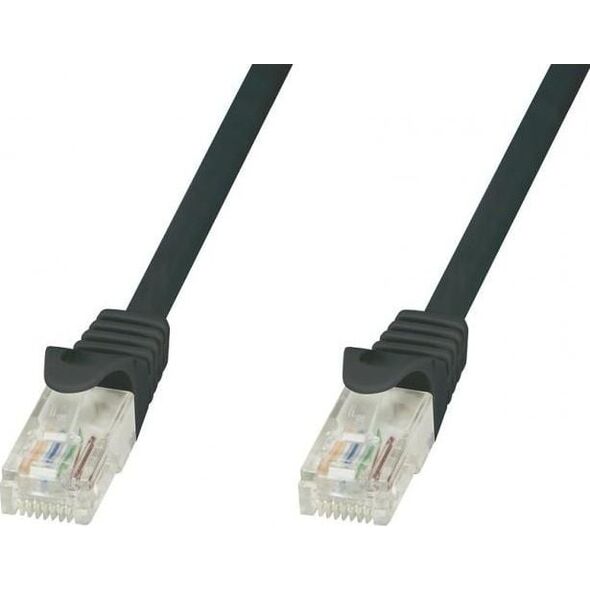 Techly TechlyPro Kabel sieciowy patch cord RJ45 Cat5e UTP CCA 0,5m czarny