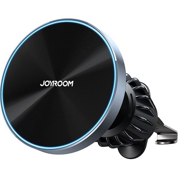 Ładowarka Joyroom Magnetyczny uchwyt samochodowy ładowarka 15W na kratkę wentylacyjną czarna Magnetyczny uchwyt samochodowy ładowarka 15W na kratkę wentylacyjną czarna