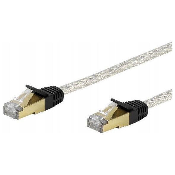 Vivanco Vivanco CAT 6e network lead, 2.0 m, transparent kabel sieciowy Biały 2 m