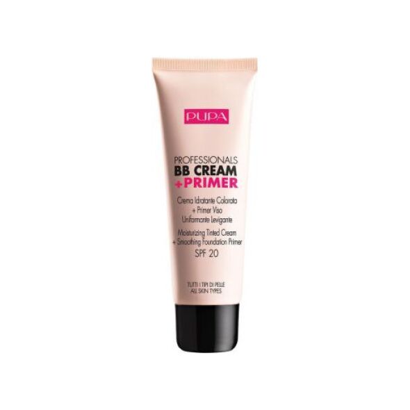 Pupa BB Cream + Primer Oil/Combination Skin Krem BB z bazą pod makijaż 001 Nude 50ml