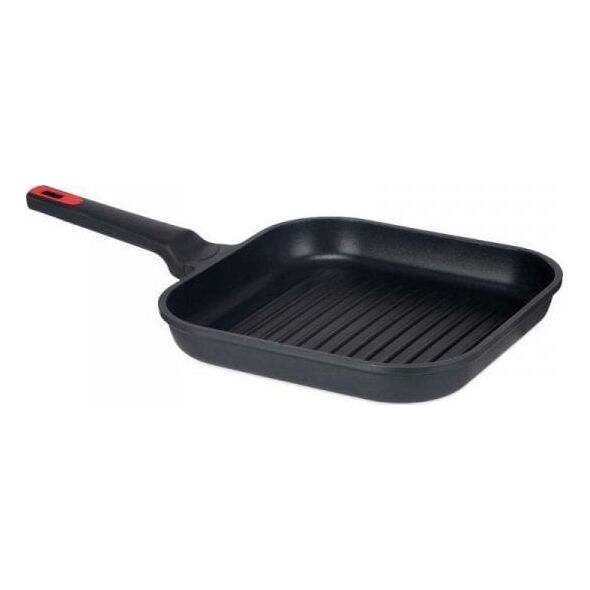 Patelnia Kinvara Grill Molten Czarny Aluminium (28 x 28 cm)