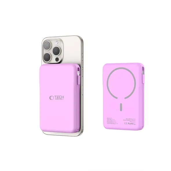 Tech-Protect PB31 LifeMag MagSafe 10000mah powerbank 15W Lavender