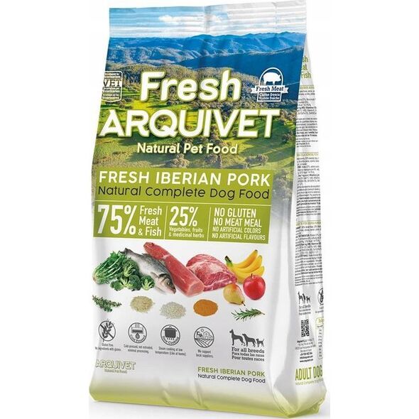 ARQUIVET ARQUIVET FRESH Półwilgotna karma dla psa wieprzowina iberyjska i ryba oceaniczna 10 kg