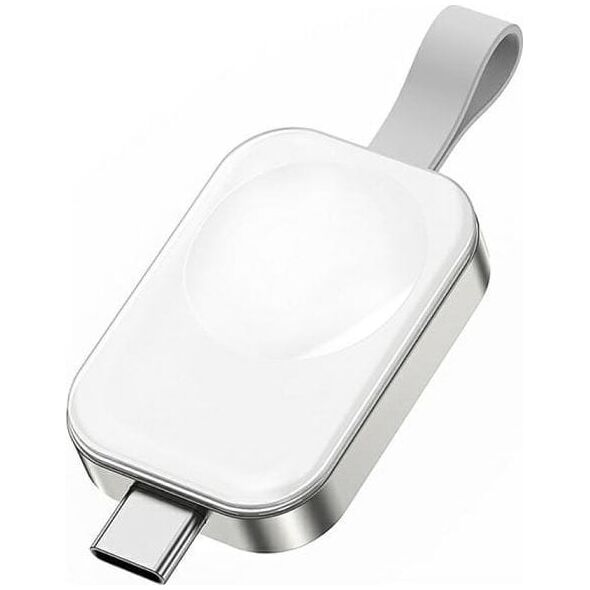 4smarts 4smarts Bezprzewodowa ładowarka do Apple  Watch z wejśćiem USB-C white/biała 541225