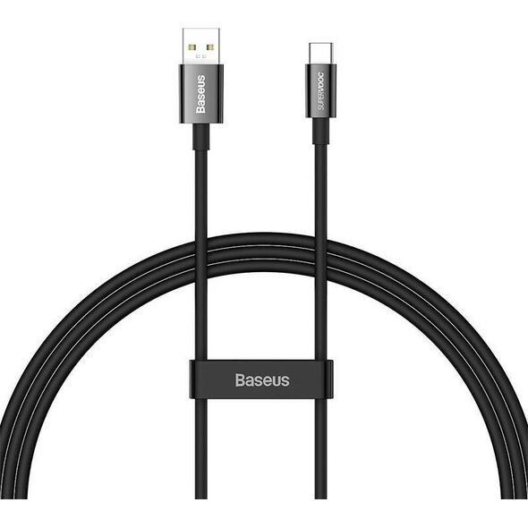Kabel USB Baseus USB-A - USB-C 1 m Czarny (CAYS000901)