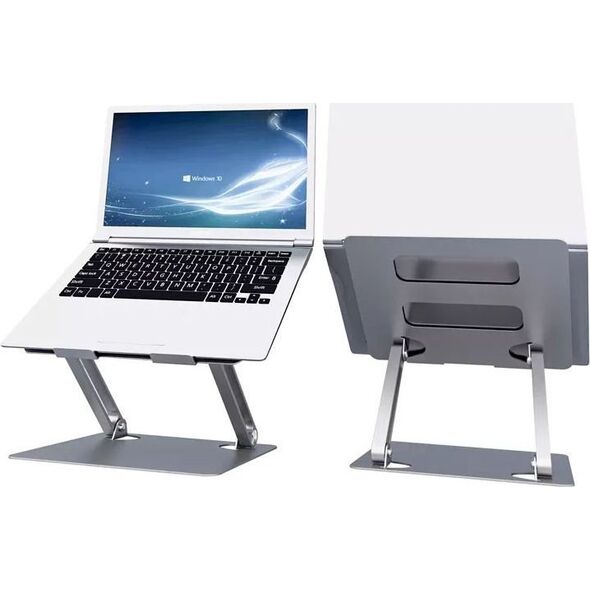 Mozos LS3-ALU podstawka pod laptopa aluminiowa srebrna