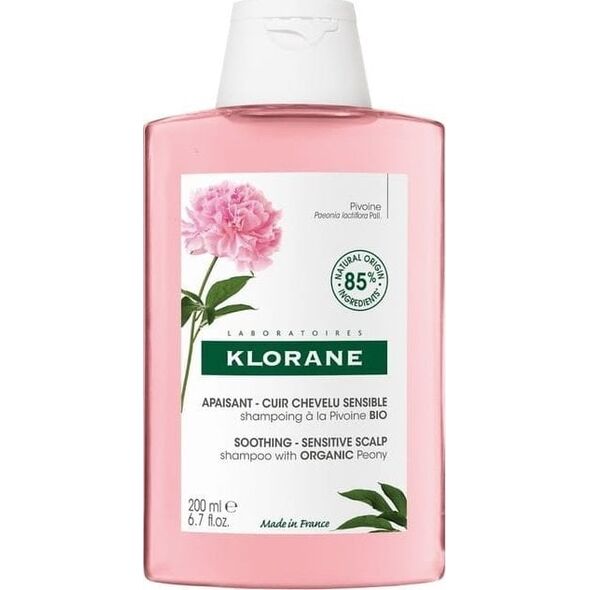 KLORANE_Soothing Shampoo łagodny szampon do włosów z piwonią 200ml