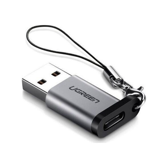 Adapter USB Ugreen Adapter USB 3.0 do USB-C 3.1 PD UGREEN (szary)