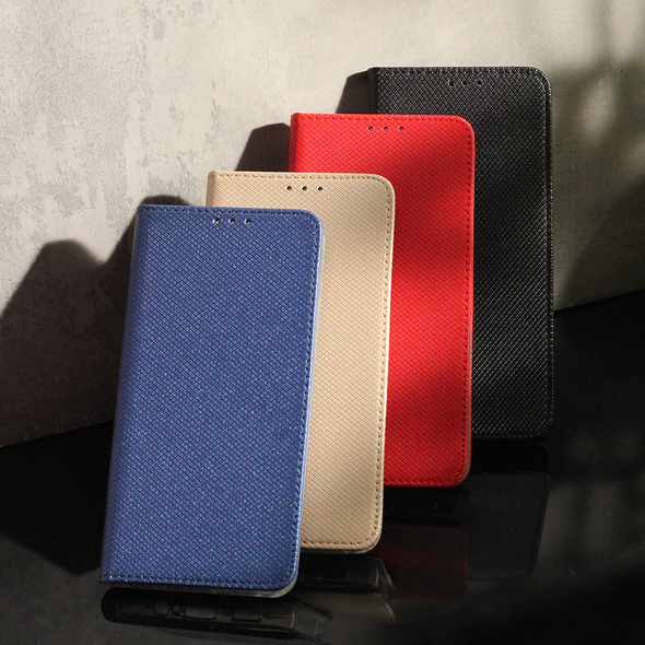 Smart Magnet case for Motorola Moto G35 navy blue 5906961917522