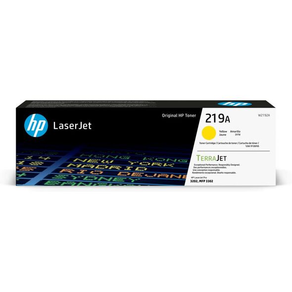HP 219A Yellow LaserJet Toner Cartridge (W2192A) (HPW2192A) έως 12 άτοκες Δόσεις