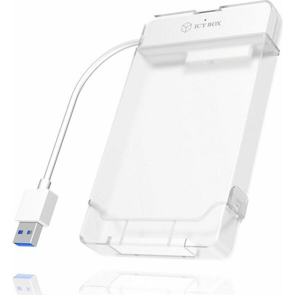 RaidSonic ICY BOX Θήκη για Σκληρό Δίσκο 2.5" SATA III με σύνδεση USB 3.0 σε Διάφανο χρώμα (IB-AC703-U3) (RSCIB-AC703-U3) έως 12 άτοκες Δόσεις