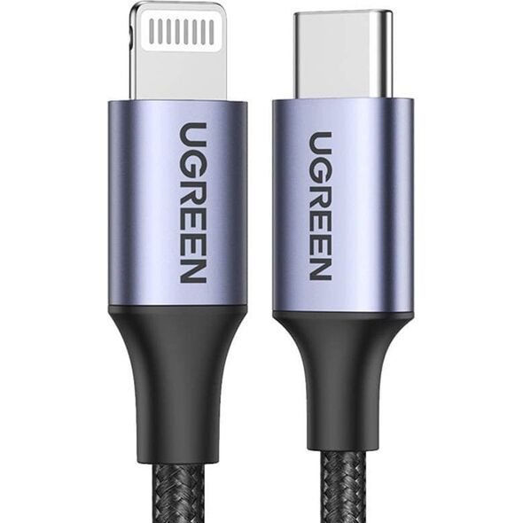 Kabel USB Ugreen USB-C - Lightning 1.5 m Czarny (UGR1470)