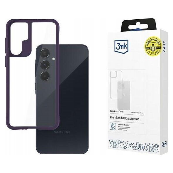 3MK Samsung Galaxy A55 5G - 3mk Satin Armor Case+ Purple