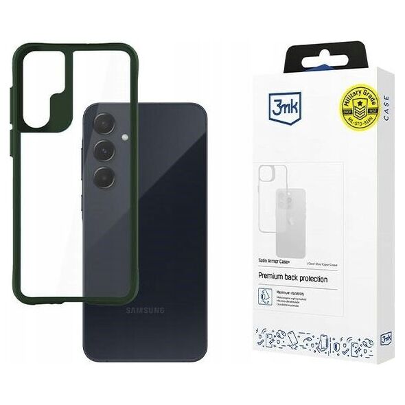 3MK Samsung Galaxy A55 5G - 3mk Satin Armor Case+ Green