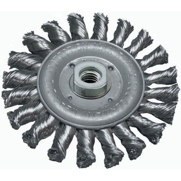 Abraboro Szczotka tarczowa 125mm z otworem 22,2mm splatana (AB90416421)