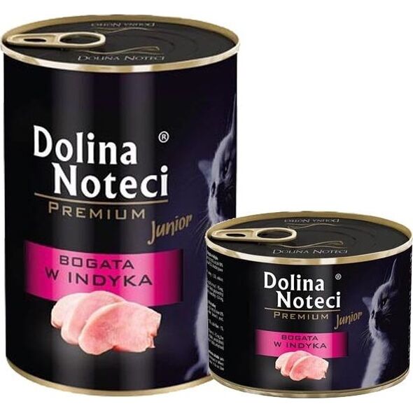 Dolina Noteci Premium Kot Junior Bogata w indyka puszka 185g
