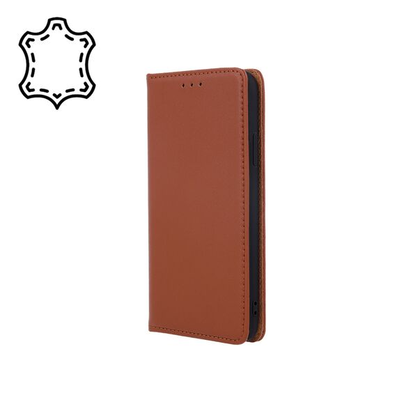 Genuine Leather Smart Pro for Xiaomi Redmi 14C 4G brown 5906961925381