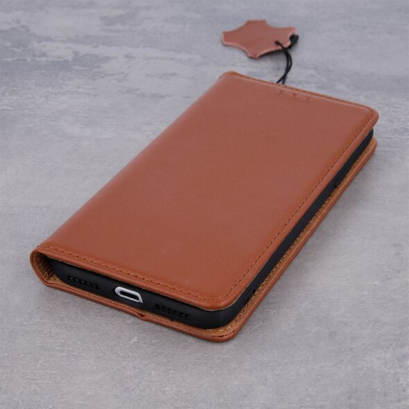 Genuine Leather Smart Pro for Samsung Galaxy S24 FE brown 5906961933874