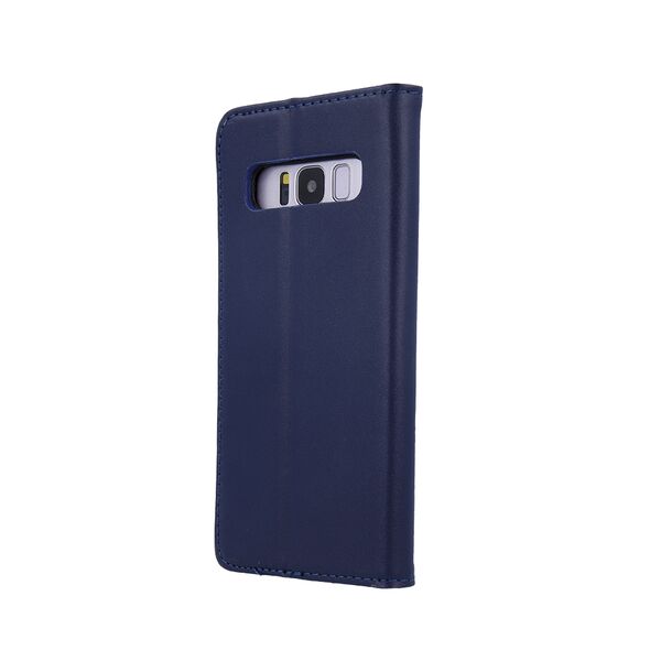 Genuine Leather Smart Pro for Samsung Galaxy S24 FE navy blue 5906961933867
