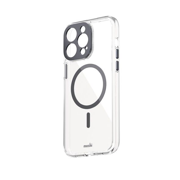 Moshi iGlaze MagSafe Apple iPhone 15 Pro Max (Meteorite Gray)