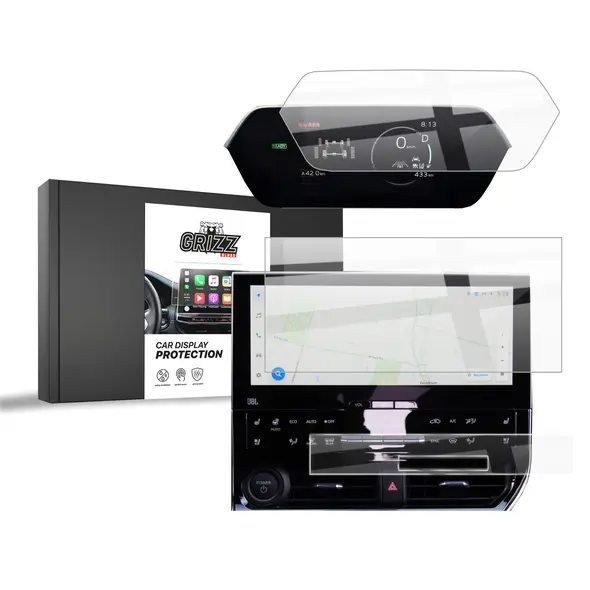 Ceramic GrizzGlass CarDisplay Protection Toyota bZ4X 12,3" 2022-2024 [3in1]