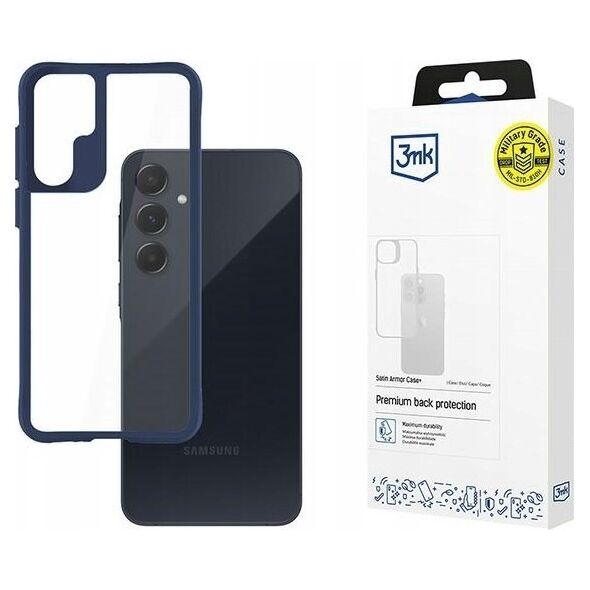 3MK Samsung Galaxy A55 5G - 3mk Satin Armor Case+ Blue