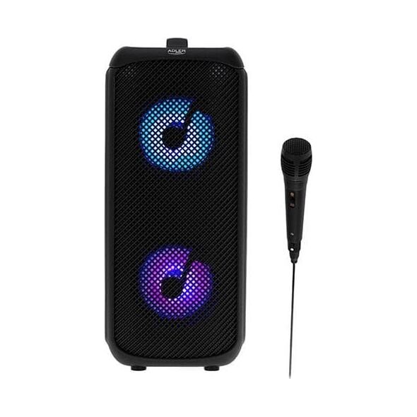 Głośnik Adler Adler Speaker with radio | AD 1903 | 2x5 W | Bluetooth | Black | Portable | Wireless connection