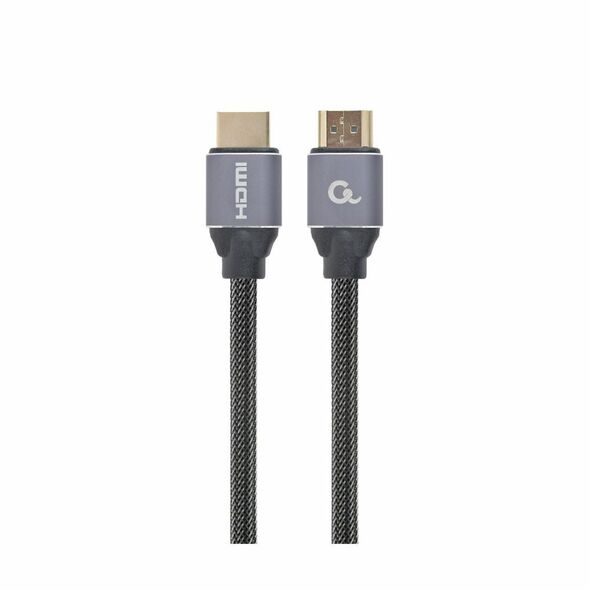 Gembird HDMI 1.4 Braided Cable HDMI male - HDMI male 2m Μαύρο (CCBP-HDMI-2M) (GEMCCBP-HDMI-2M) έως 12 άτοκες Δόσεις