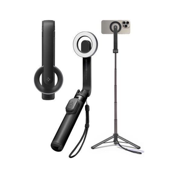 Selfie stick Spigen SPIGEN S571W MAGSAFE BLUETOOTH SELFIE STICK TRIPOD BLACK
