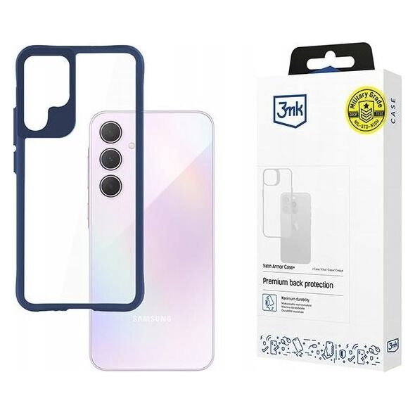 3MK Samsung Galaxy A35 5G - 3mk Satin Armor Case+ Blue