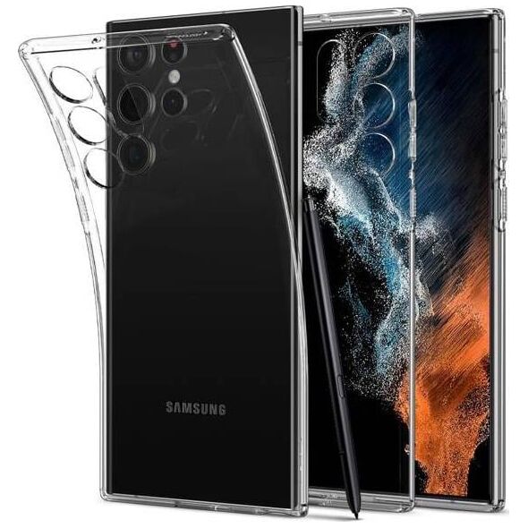Spigen SPIGEN LIQUID CRYSTAL GALAXY S22 ULTRA CRYSTAL CLEAR