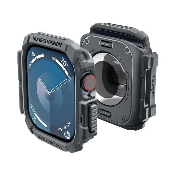 Spigen SPIGEN RUGGED ARMOR APPLE WATCH 10 (46 MM) DARK GREY