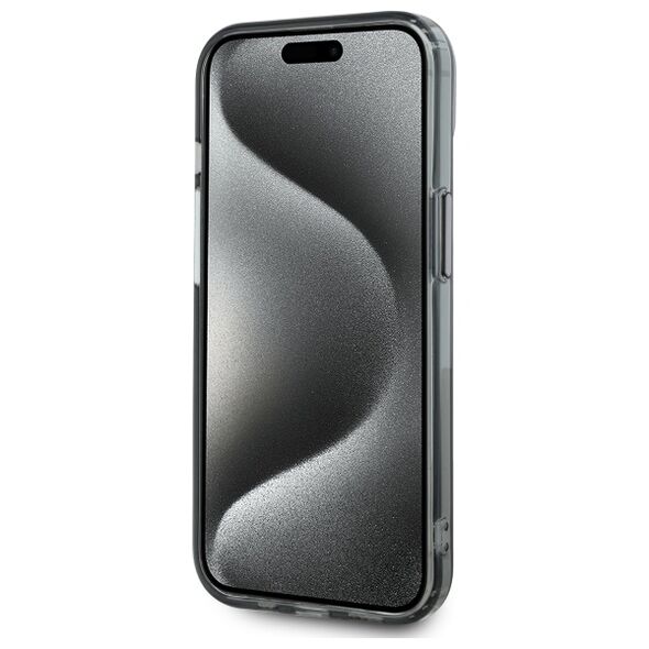 Karl Lagerfeld HC MagSafe IML Metal Choupette Head case for iPhone 15 6,1&quot; black 3666339284602