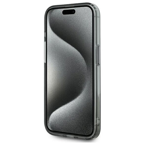 Karl Lagerfeld HC MagSafe IML Metal Choupette Head case for iPhone 15 Pro 6,1&quot; black 3666339284626