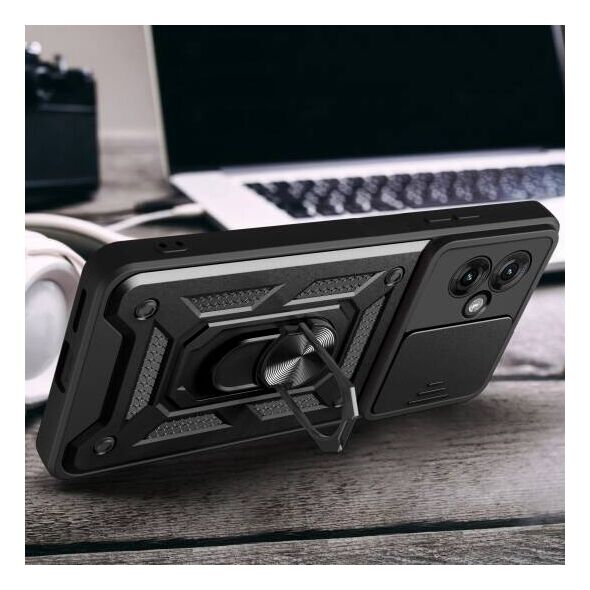 Case MOTORLA MOTO G55 5G Tech-Protect Camshield Pro black 5906302370214
