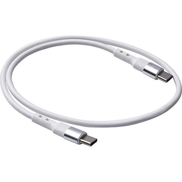 Kabel USB Akyga USB-C - USB-C 0.5 m Biały (AK-USB-39)