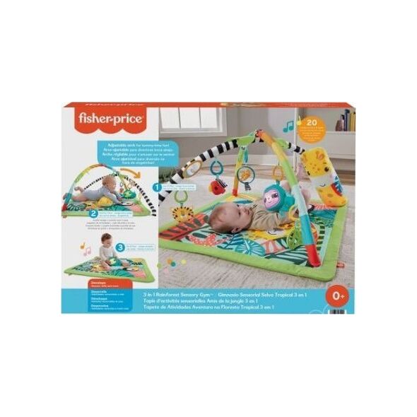 Fisher Price Mata edukacyjna 3w1 Las tropikalny HJW08