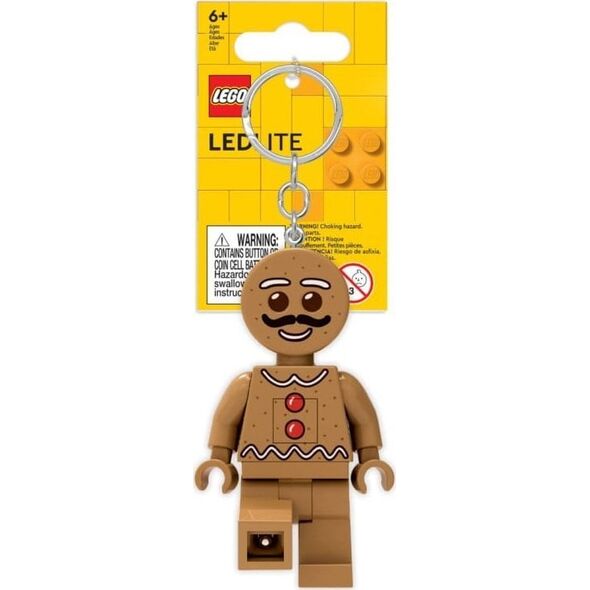 Breloczek LEGO LEGO Classic KE182  Brelok do kluczy z latarką Piernikowy ludek